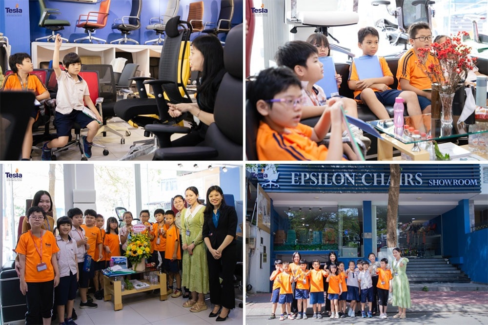 Truong Quoc te Tesla G3 field trip