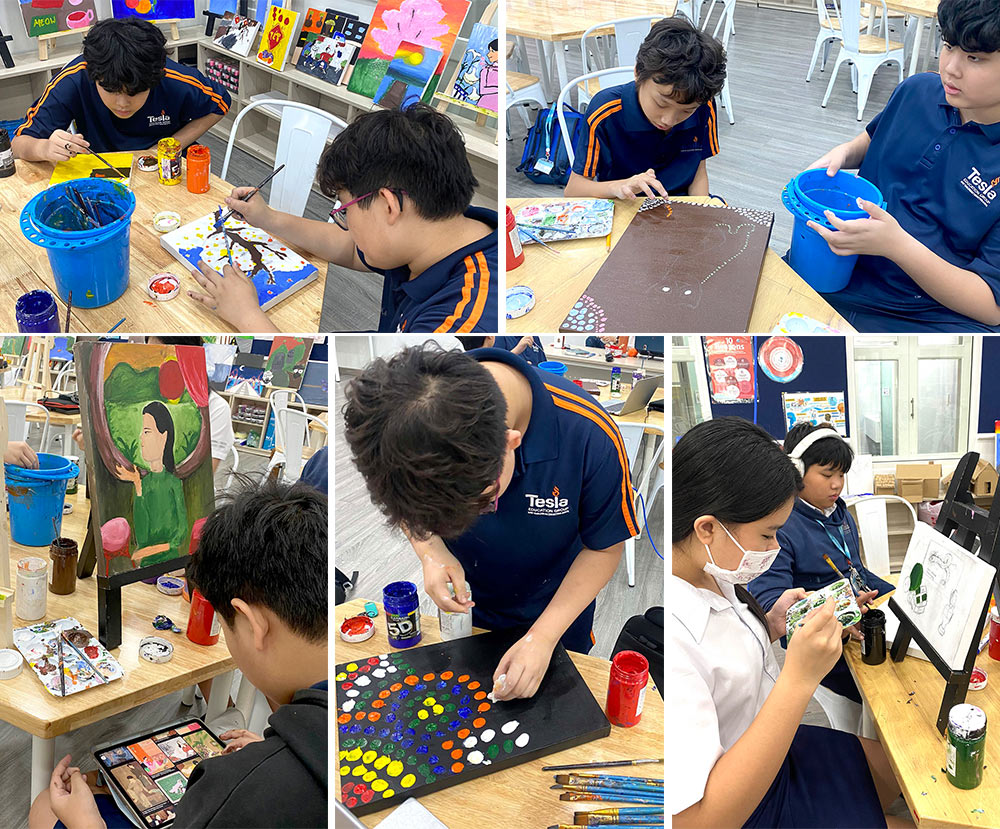 Truong Quoc te Tesla MYP Art 2