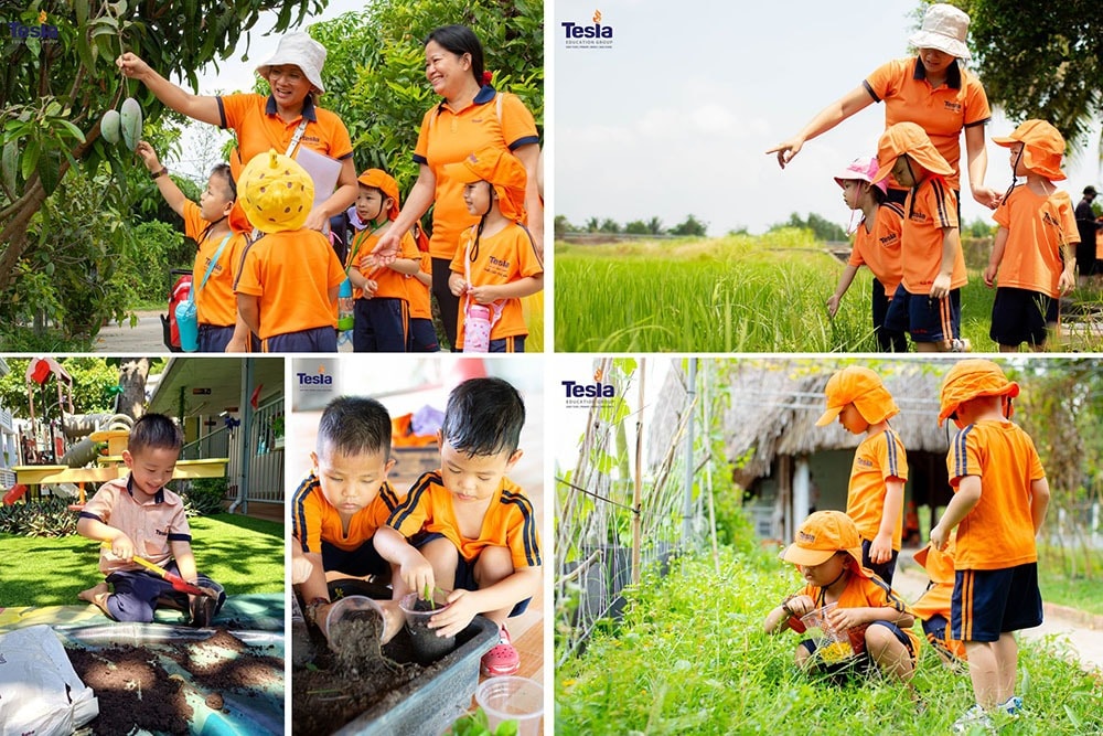 Truong Quoc te Tesla field trip cu chi