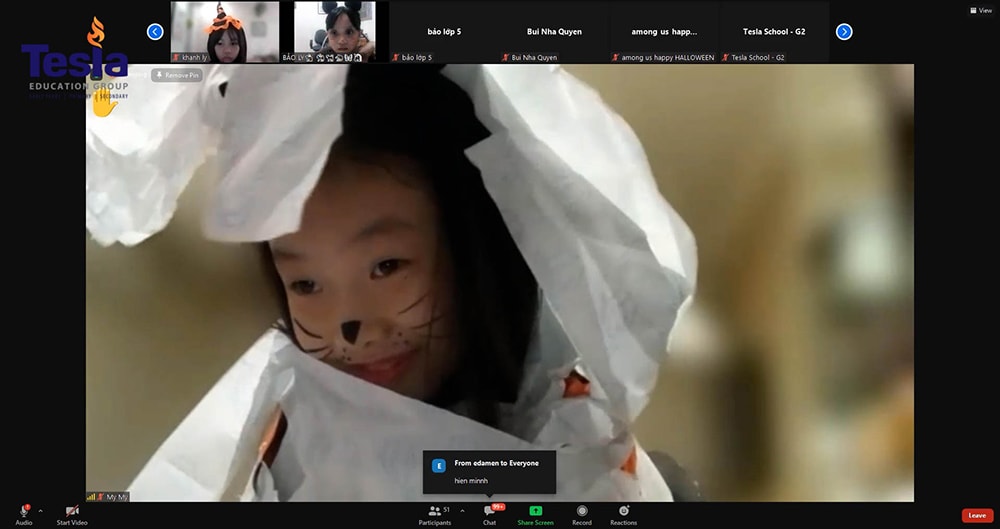 halloween truong quoc te tesla 12