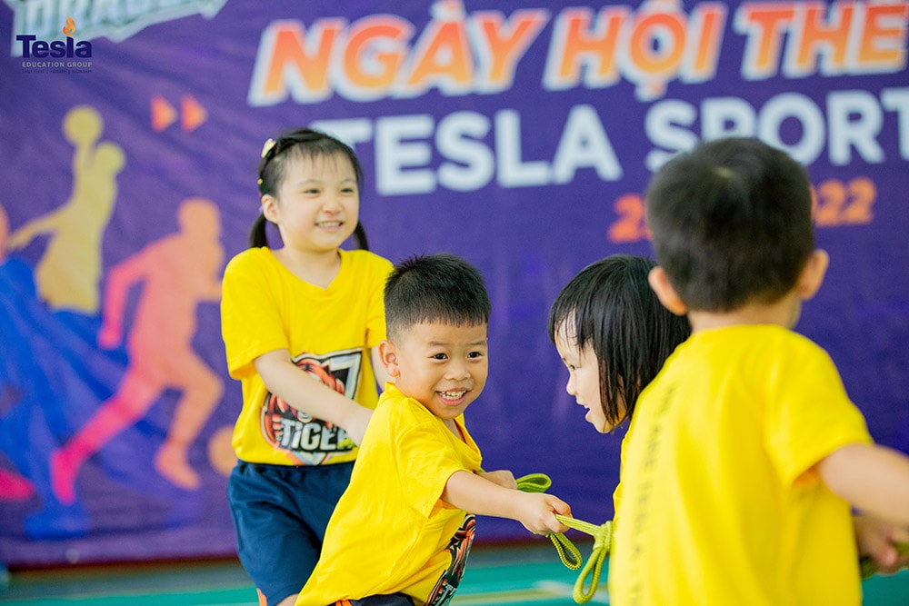 sport day mam non quoc te tesla 2