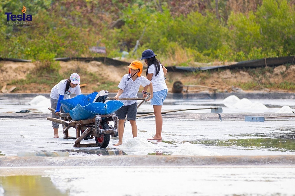 truong quoc te tesla G5 field trip can gio