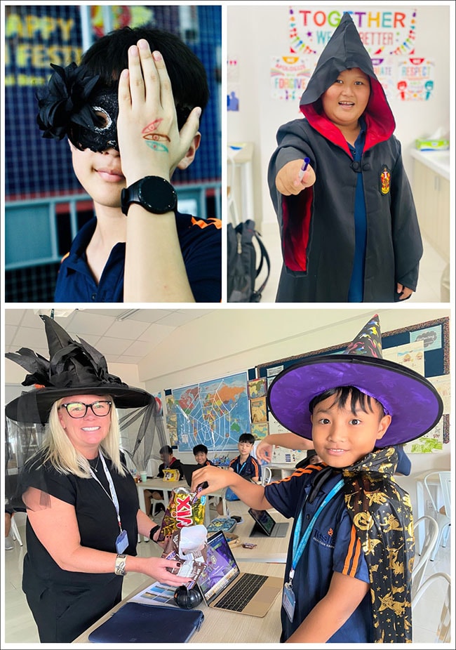 truong quoc te tesla G6 halloween