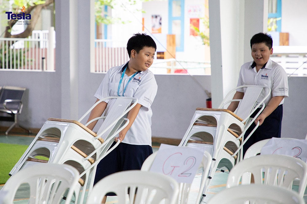 truong trung hoc quoc te tesla 3