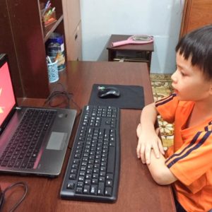 An toàn điện cho trẻ khi học trực tuyến