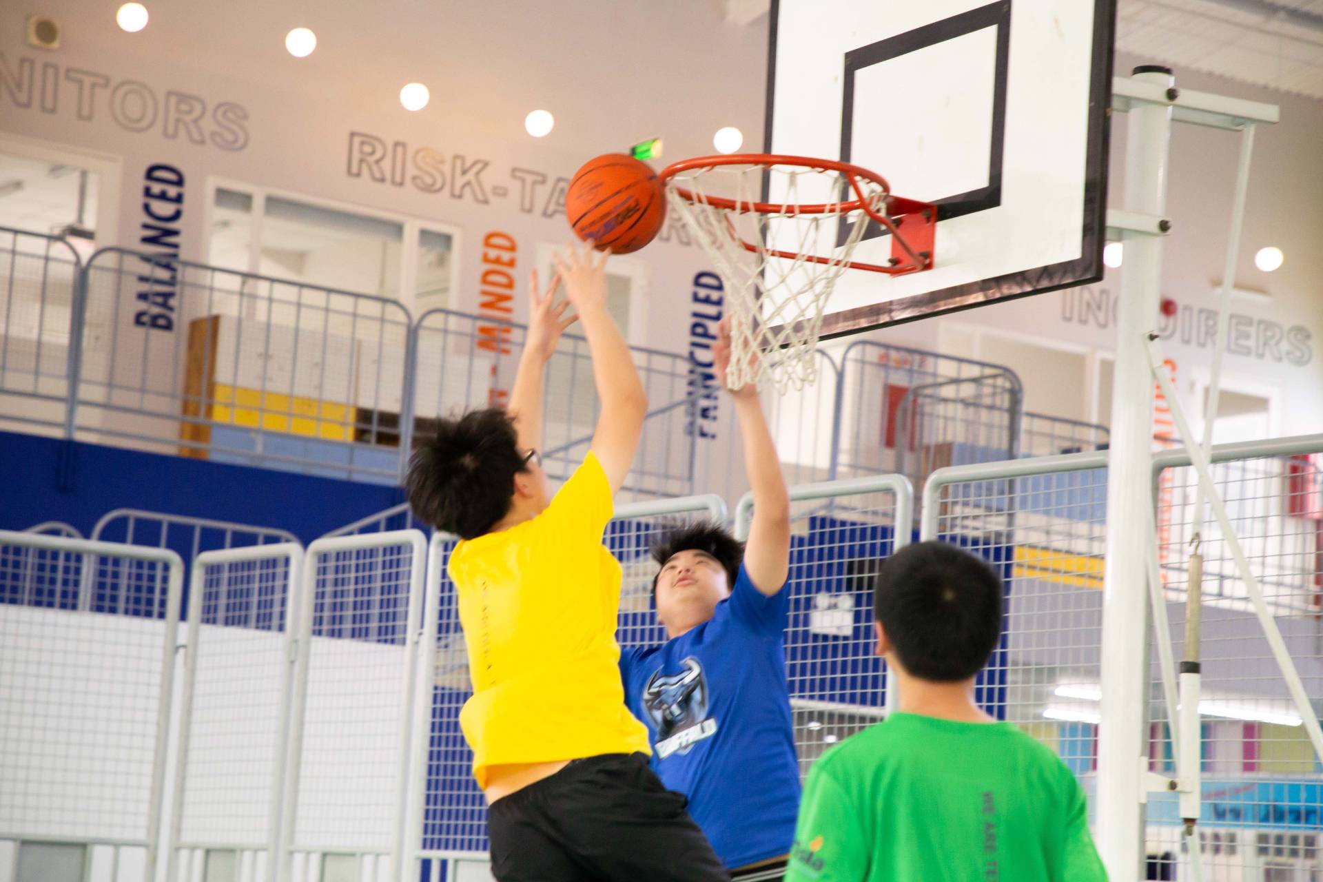 Beyond the Classroom: Discover Tesla’s International Education Through Our After-School Activities Programme Students playing basketball in IB school after school activities program
