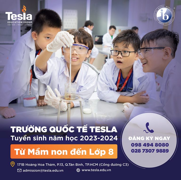 Trường Tesla tuyển sinh Năm học 2023 - 2024