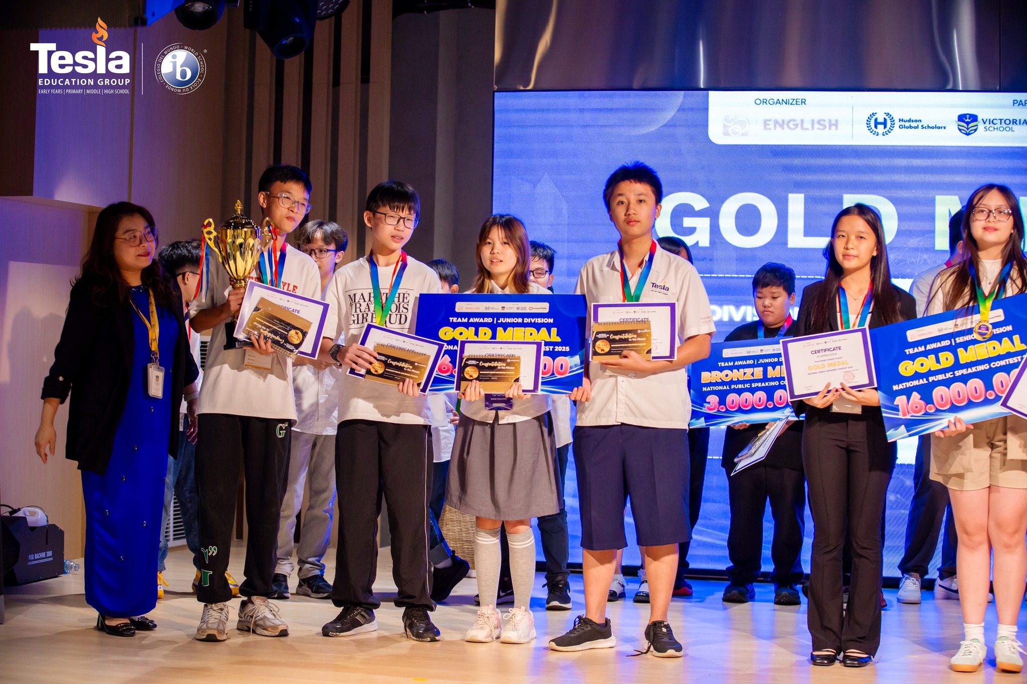 Vinh Danh Các Em Học Sinh Đạt Thành Tích Xuất Sắc Tại Cuộc Thi "National Public Speaking Contest 2025"