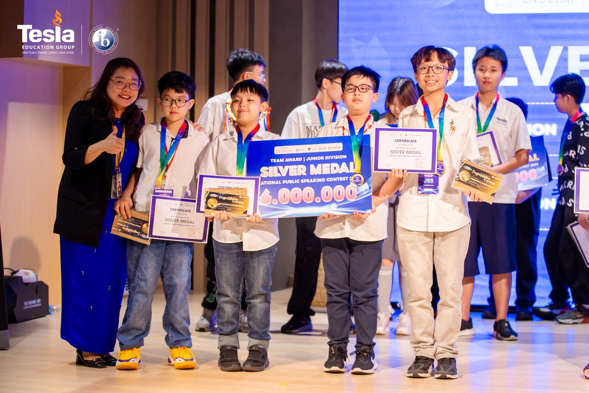 Vinh Danh Các Em Học Sinh Đạt Thành Tích Xuất Sắc Tại Cuộc Thi "National Public Speaking Contest 2025"