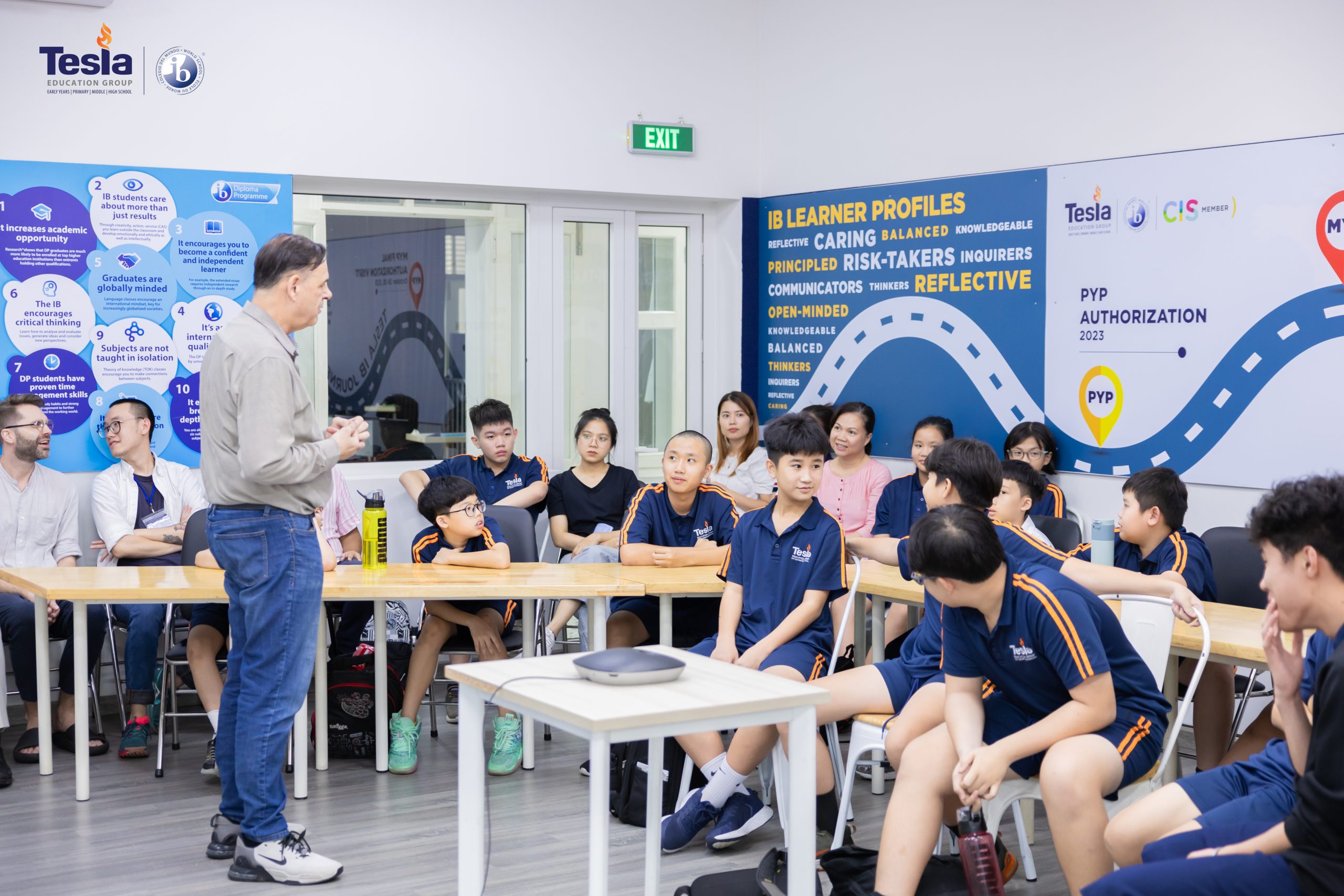 Welcoming the MYP Evaluation Team to Tesla Education Welcoming the MYP Evaluation Team to Tesla Education