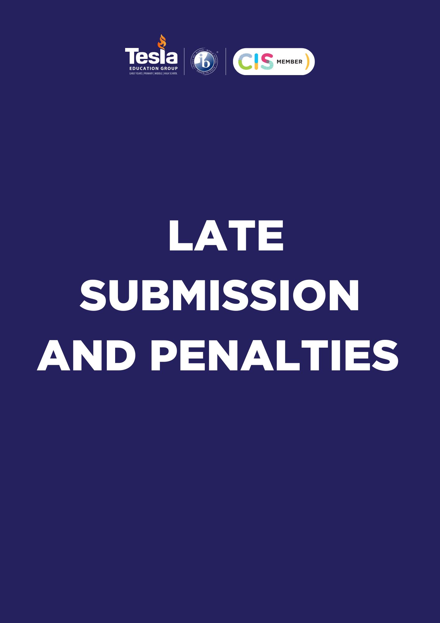 Late Submission and Penalties 