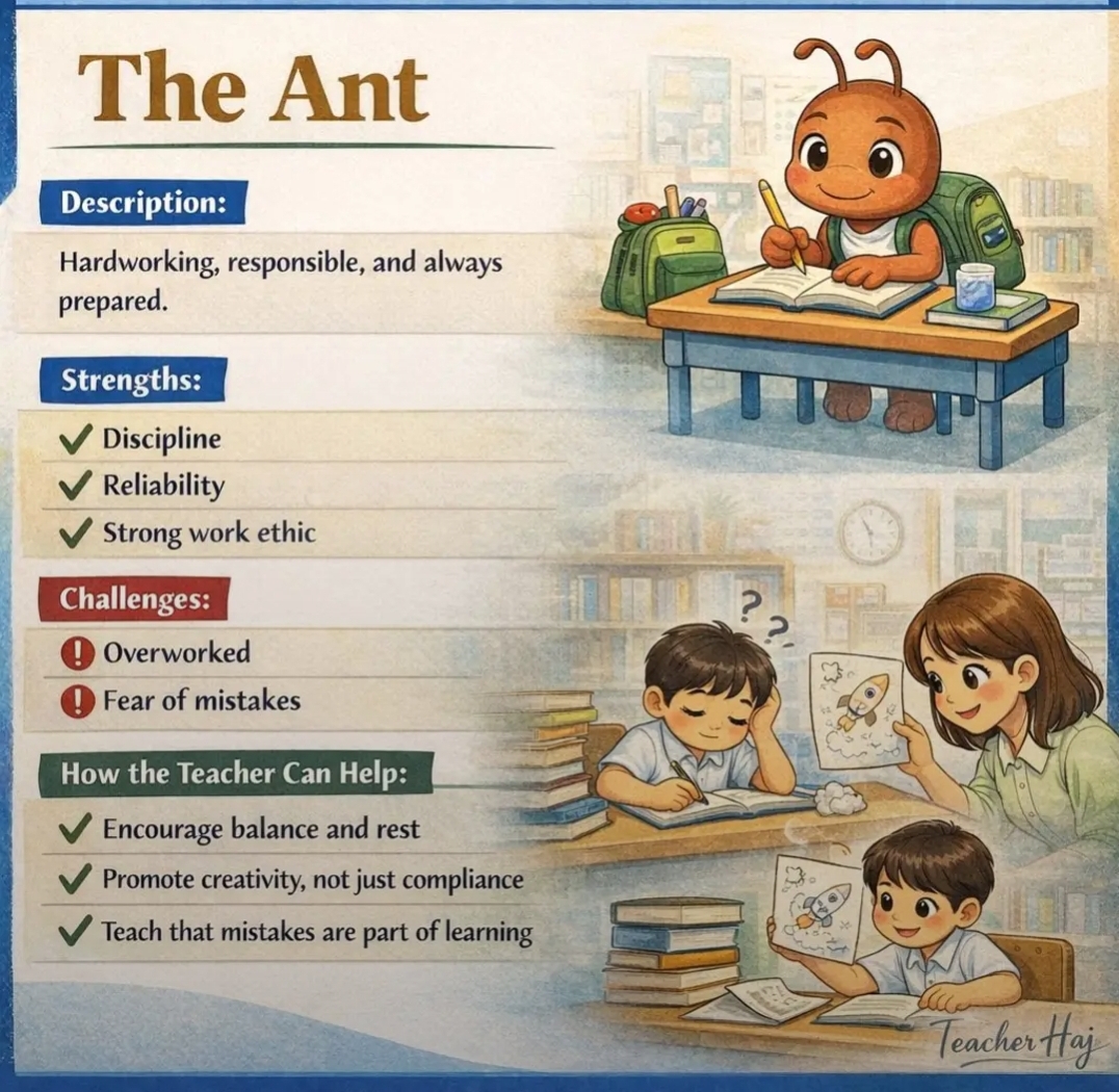 Understanding Your Child’s Learning Style at Tesla Education Different-types-of-students-the-ant